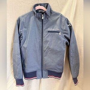 puma BMW sauber f1 racing jacket bomber small sports car gear blue unisex